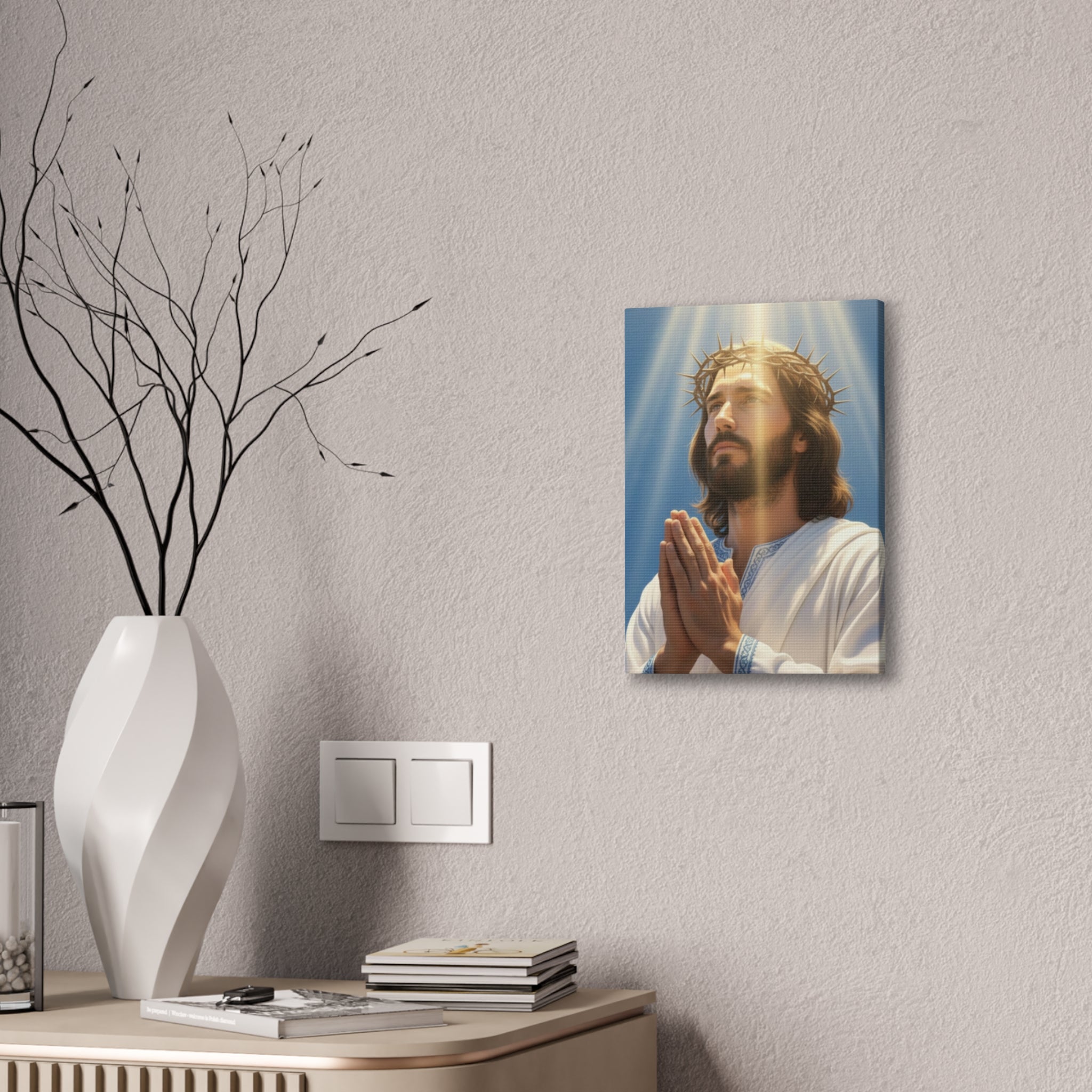 Praying Jesus Canvas
