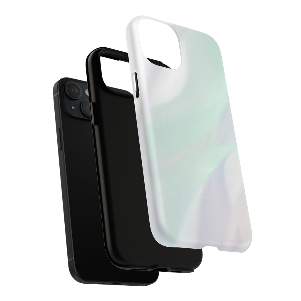 Abstract / Aurora Green Tough Phone Case