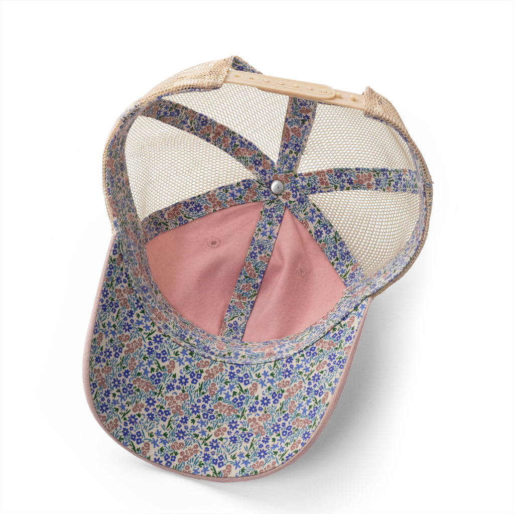 Women's Washed Mesh-Back Cap/Rose Compass