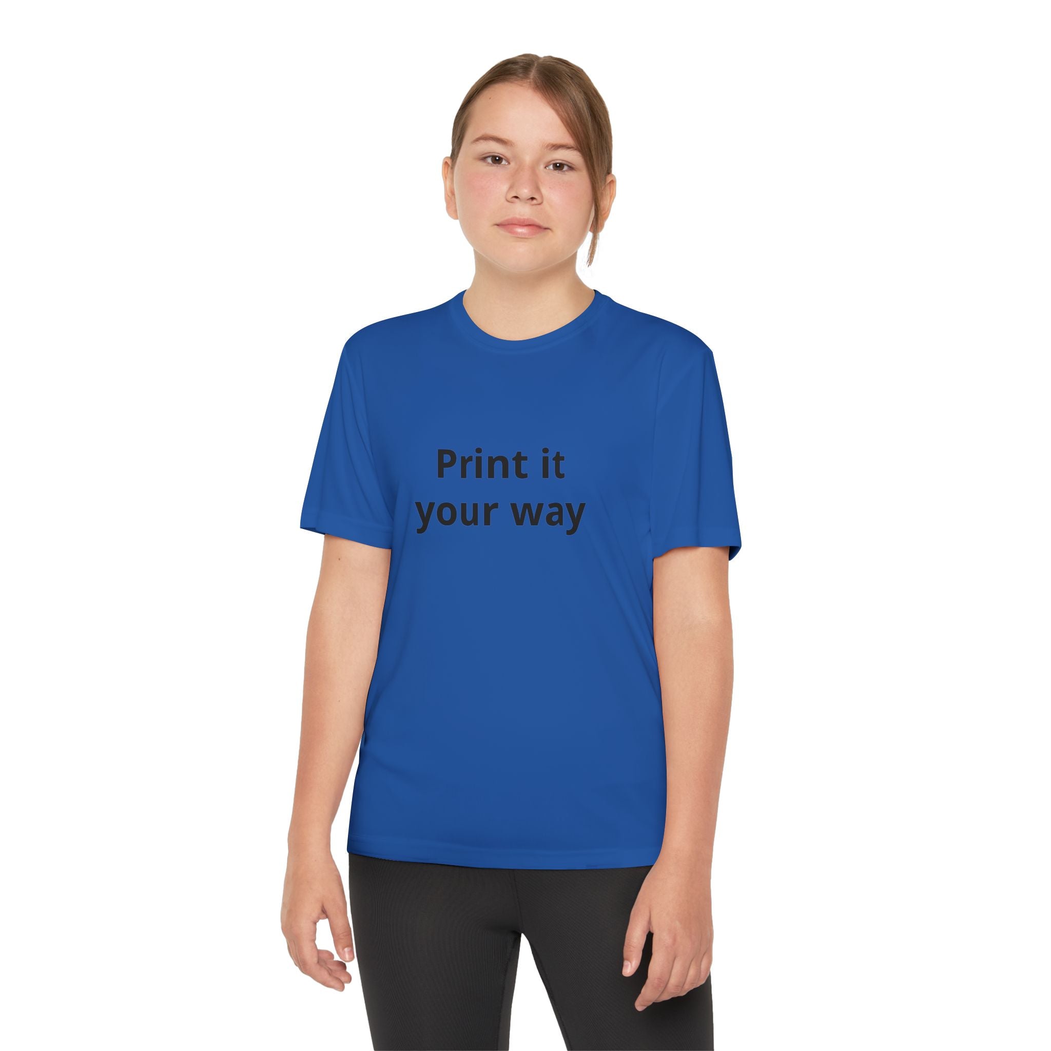 Print it your way Tee | Customizable Youth T-Shirt, Plain White Kids Tee