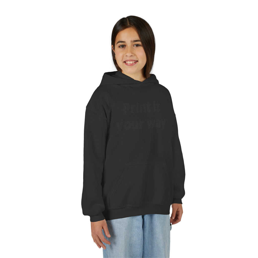 Hooded Sweatshirt Kids Print It Your Way | Custom Youth Hoodie