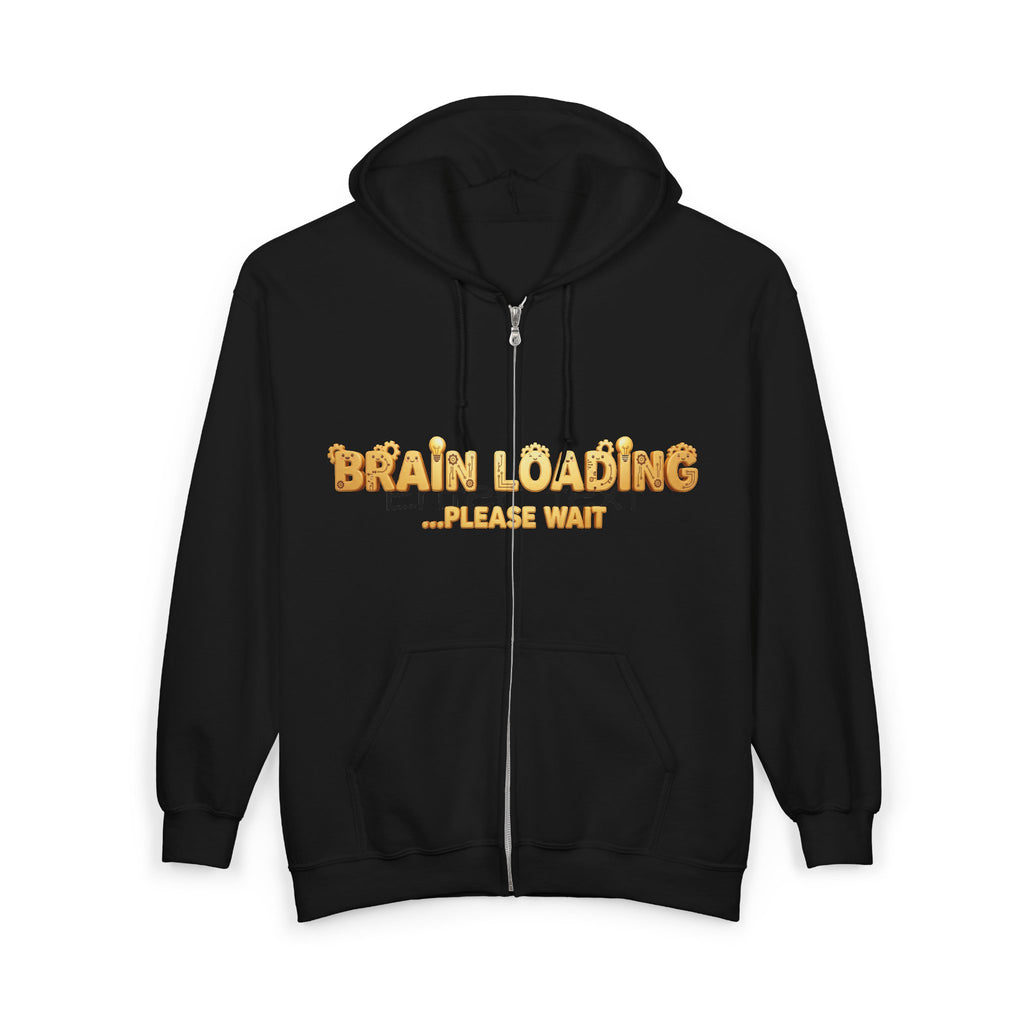 Loading Brain Full Zip Hooded Sweatshirt