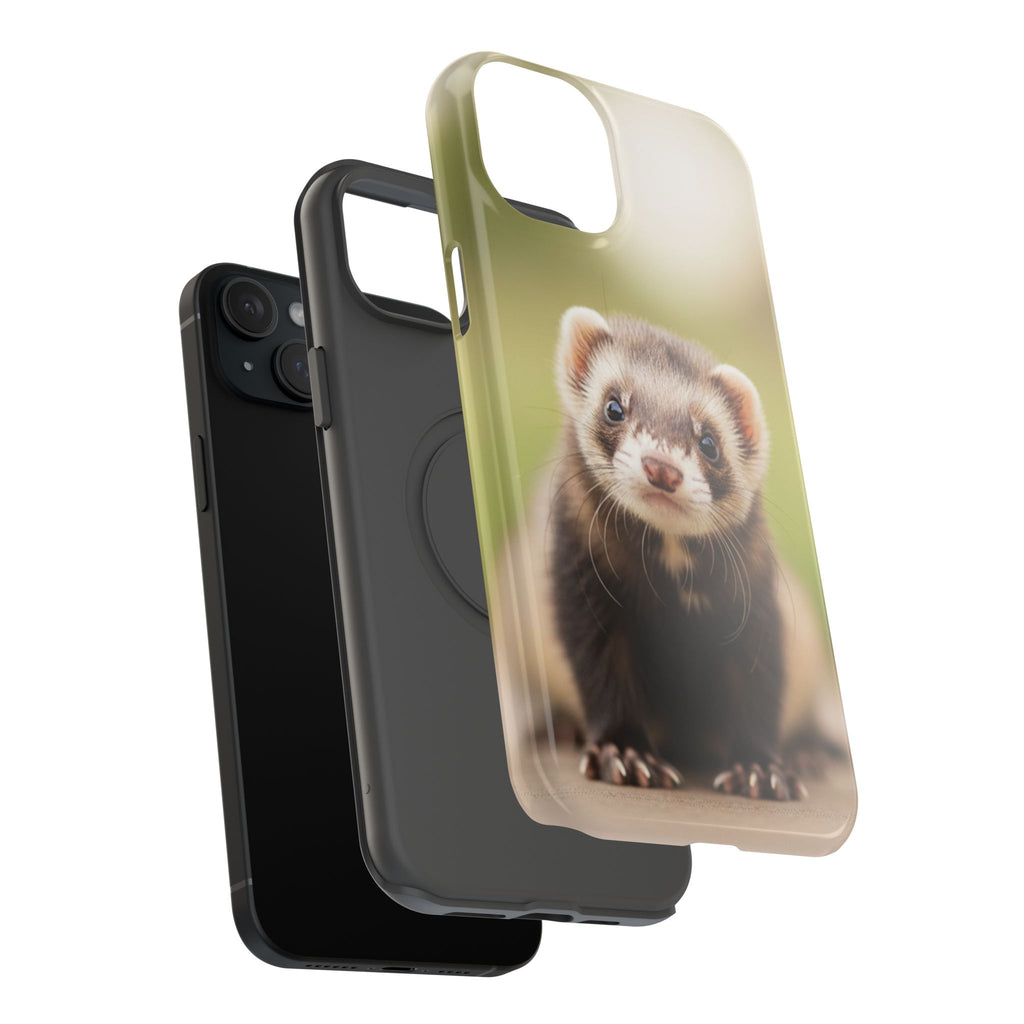 Cute Ferret Portrait Phone Case