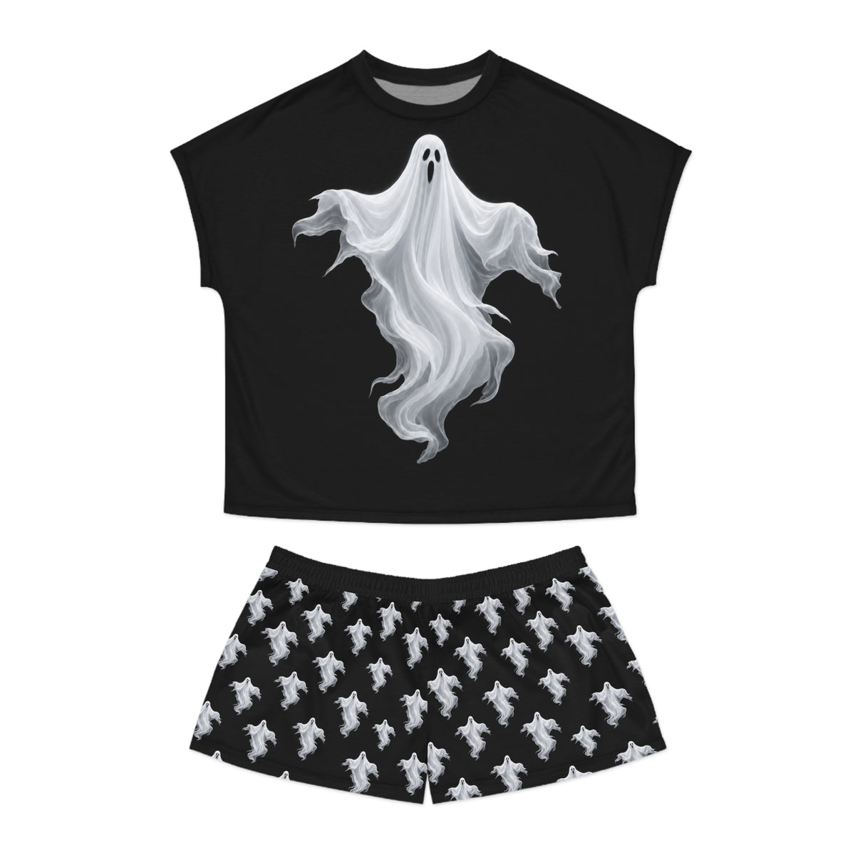 Floating Ghost Pajama Set | Women's Short Pajama Set