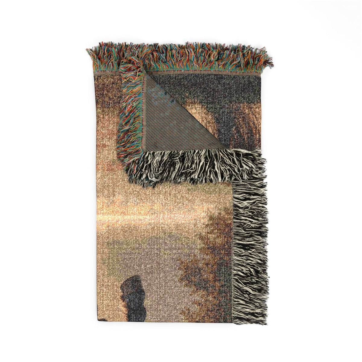 Wild Stallion Horse Woven Blanket - Equestrian Throw