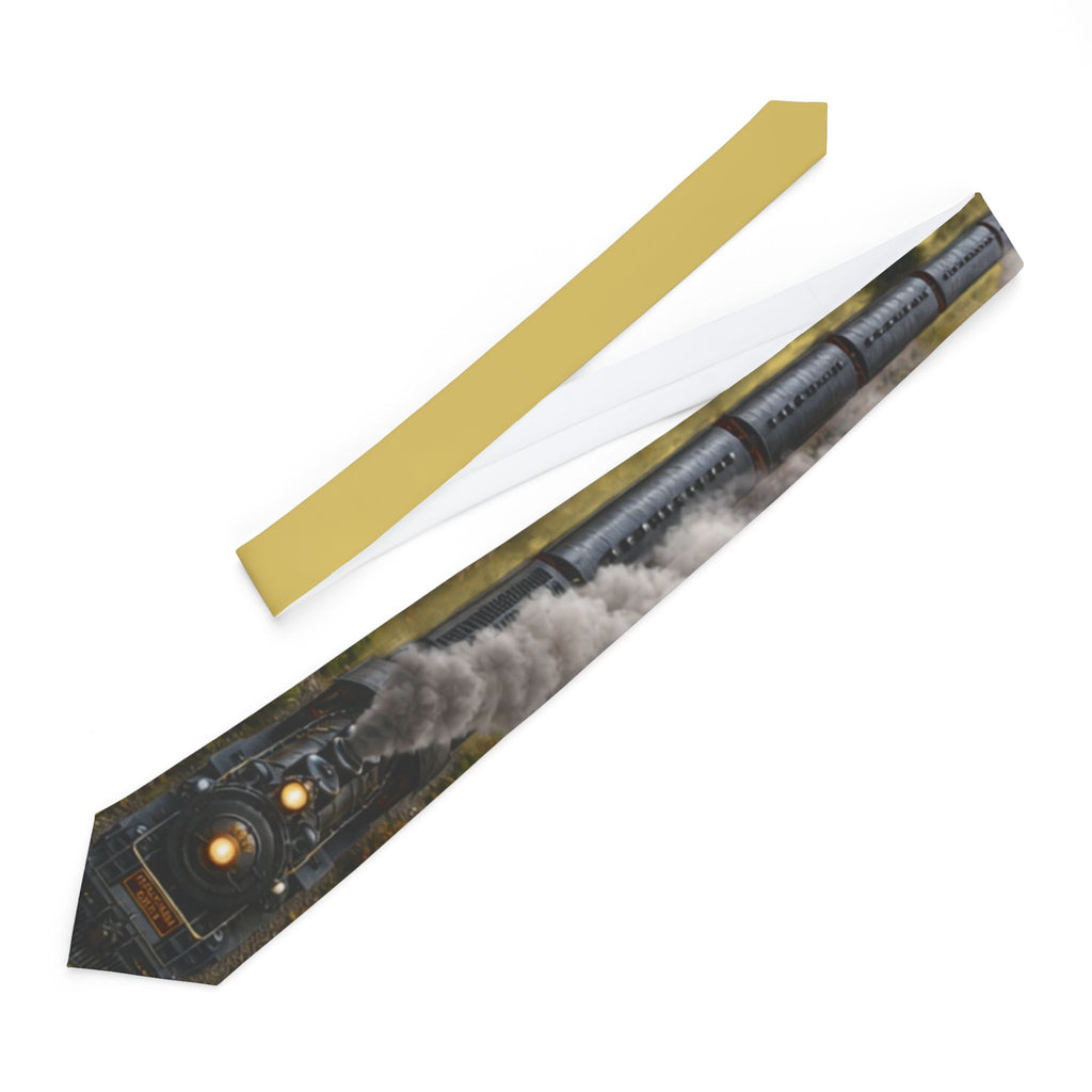 Pennsylvania Steam Train Necktie | Vintage Locomotive Railroad Tie