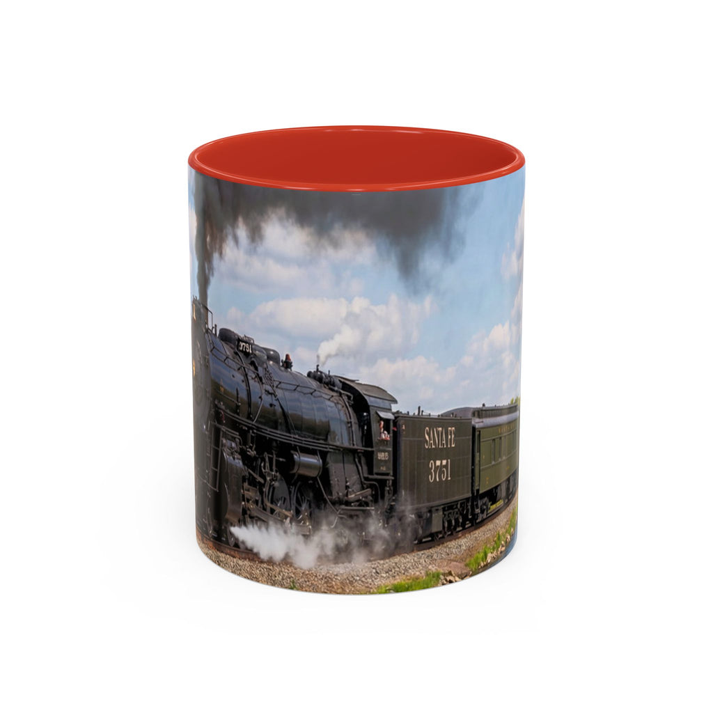 Vintage Steam Locomotive Mug | Accent Coffee Mug 11oz 15oz