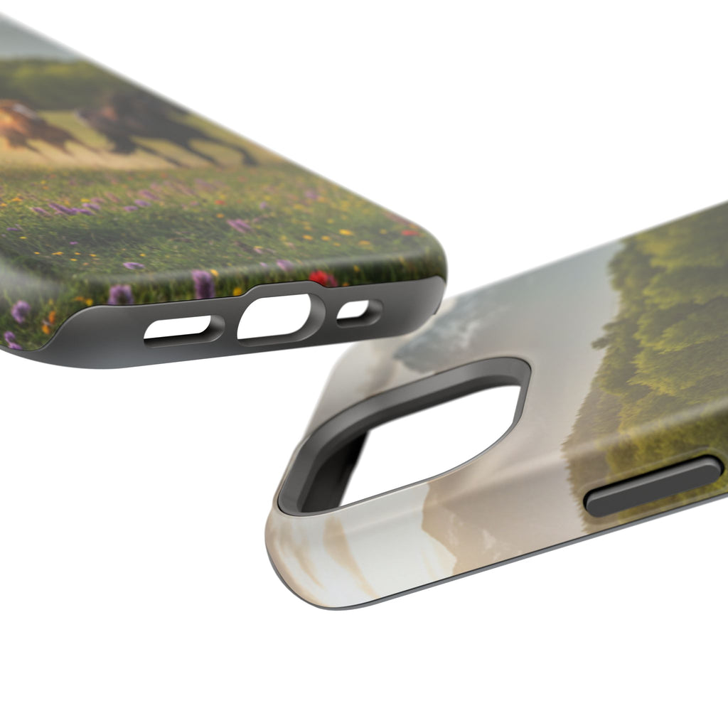 Running Horses Phone Case | Magnetic Impact-Resistant Case