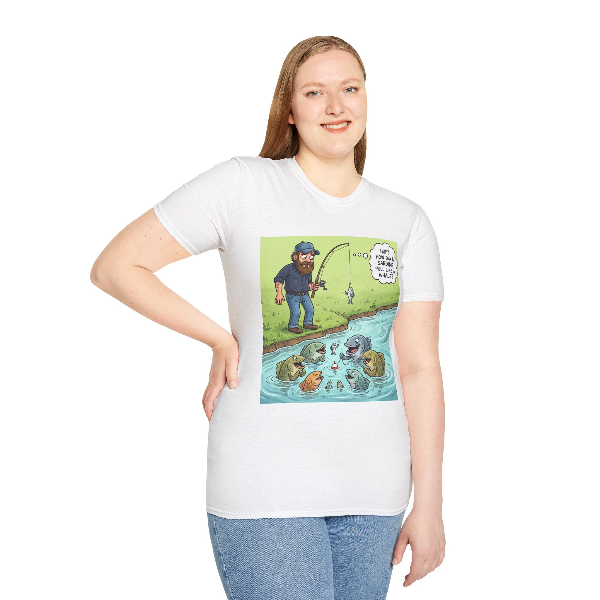 T-Shirt/Fishing Bass Cartoon | Funny Lure, Pond Fish