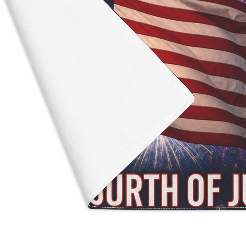 American Flag Fireworks Placemat