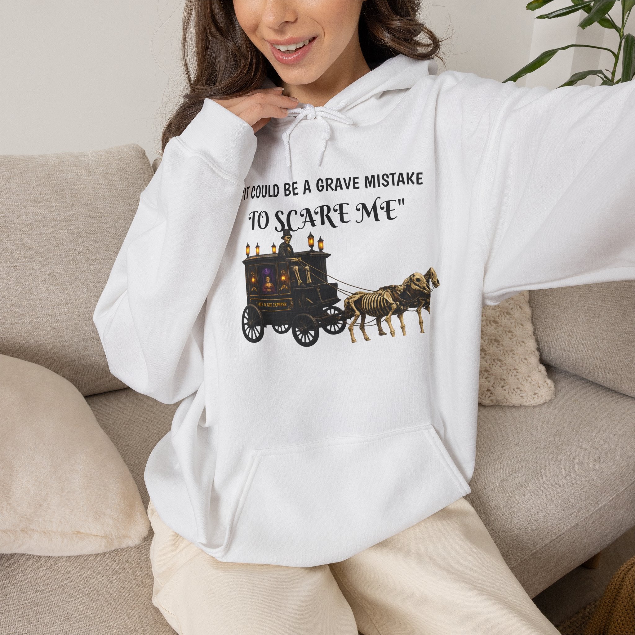 Too Scare Me/Unisex Heavy Blend™ Hooded Sweatshirt