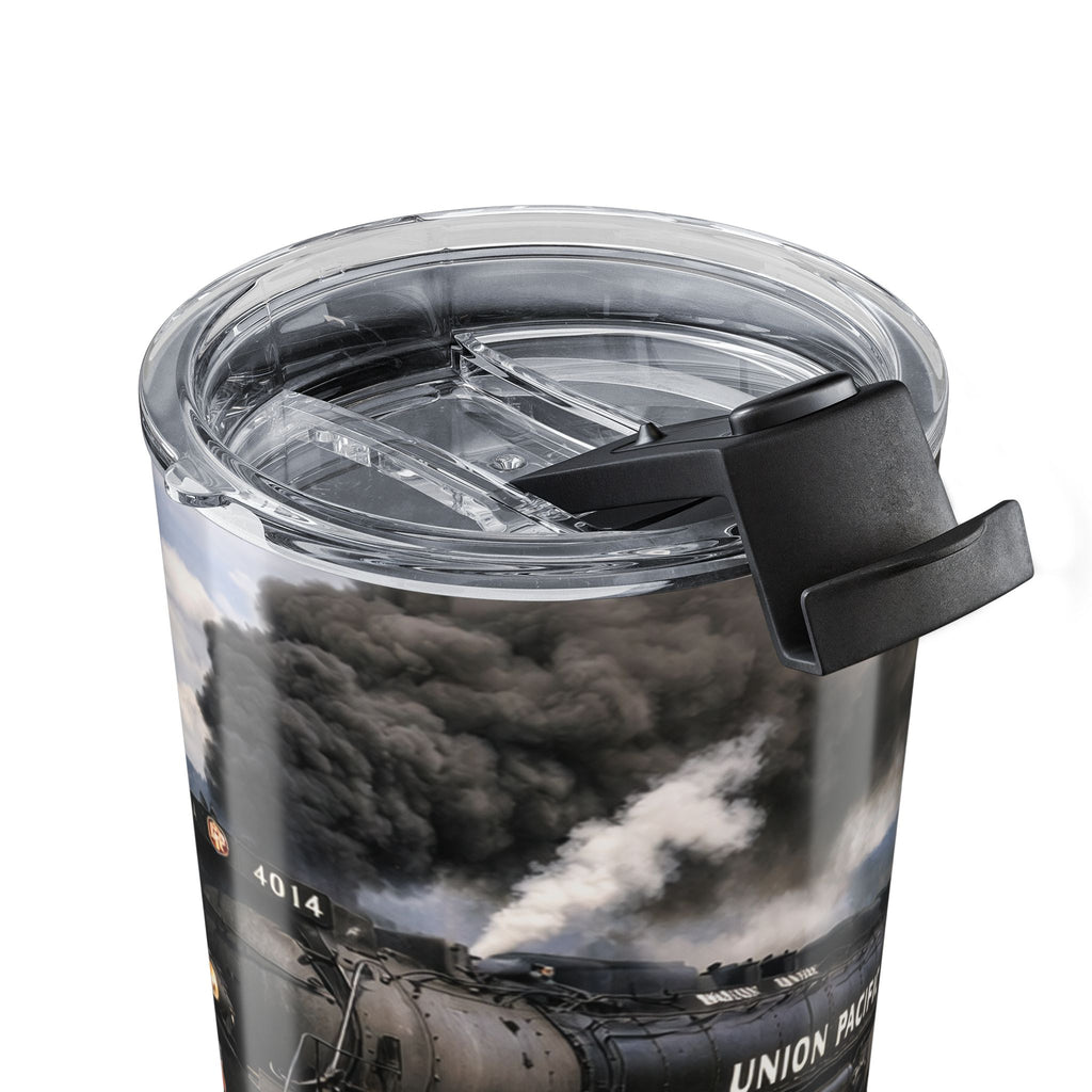 Union Pacific Steam Train Tumbler 20oz | Vintage Locomotive Travel Cup
