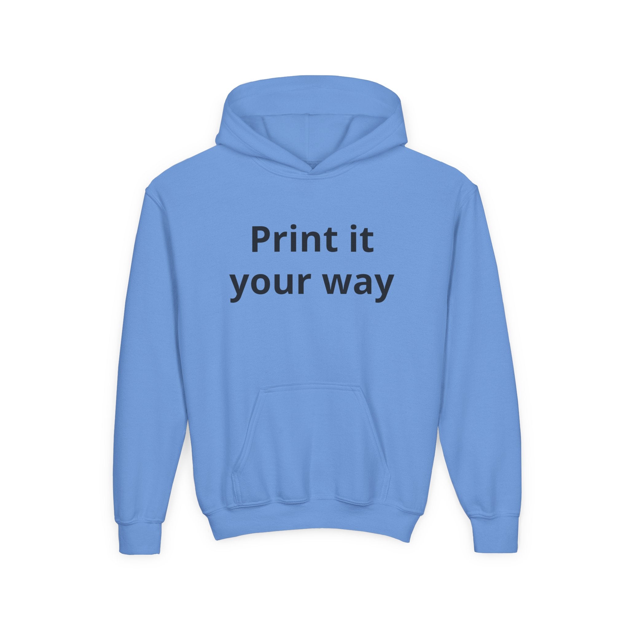 Hooded Sweatshirt Kids Print It Your Way | Custom Youth Hoodie
