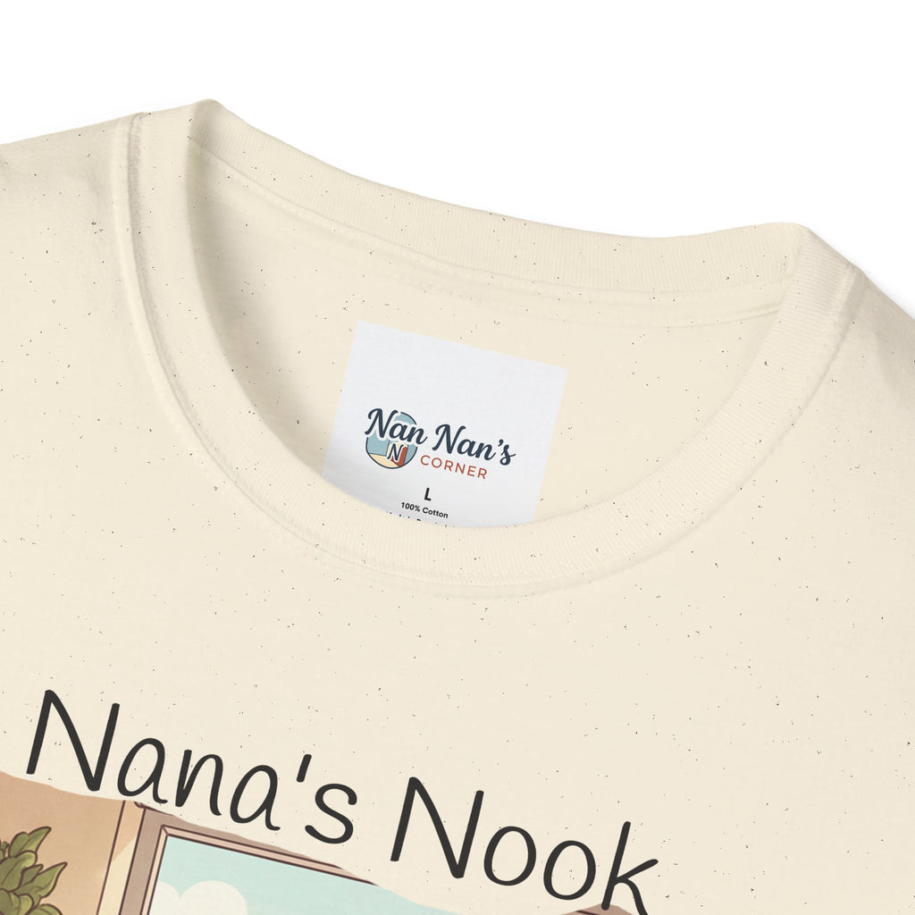 T-Shirt / "Nana's Nook: My Manager Has Whiskers" Cozy Grandma Cat Lover Tee