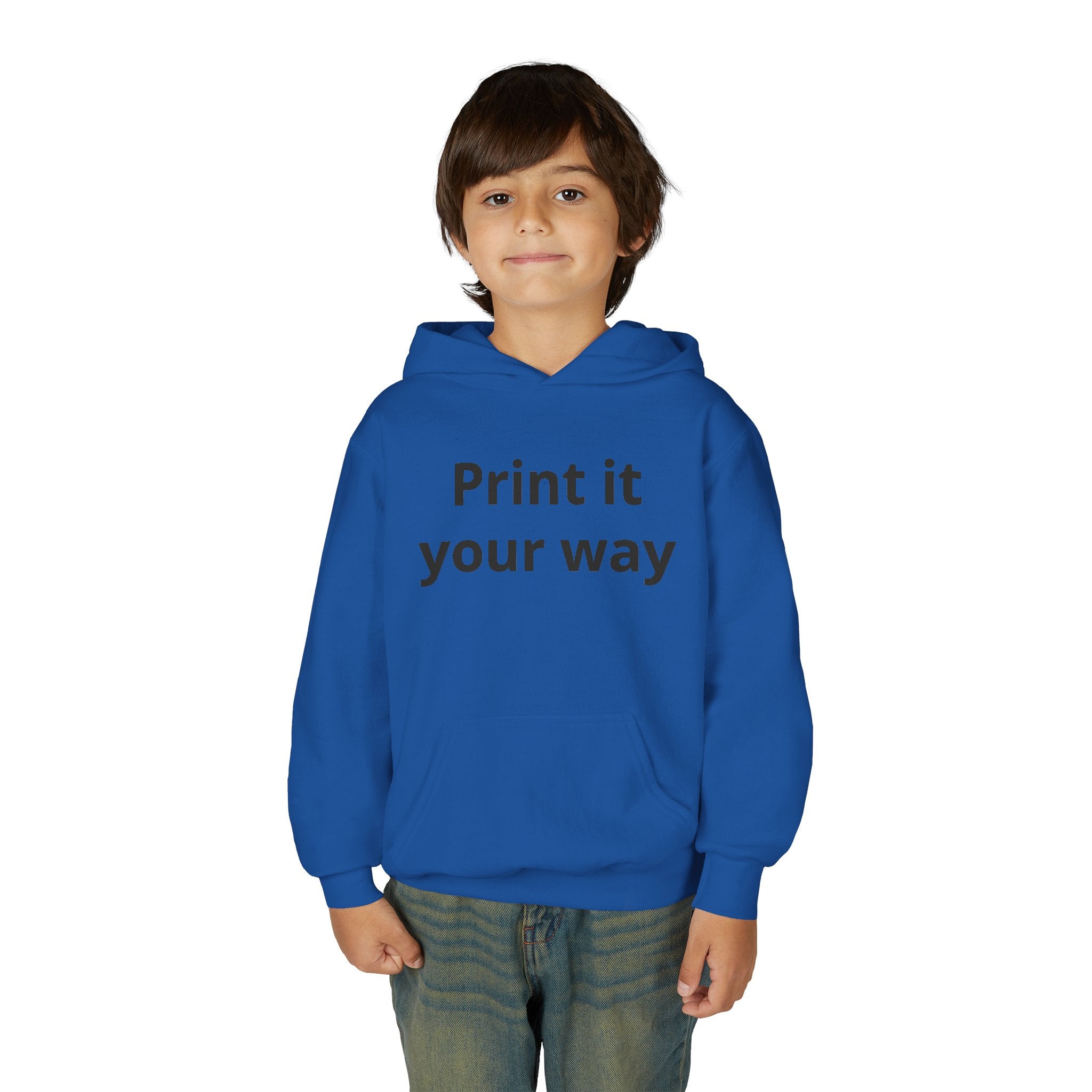 Hooded Sweatshirt Print It Your Way | Custom Youth Hoodie