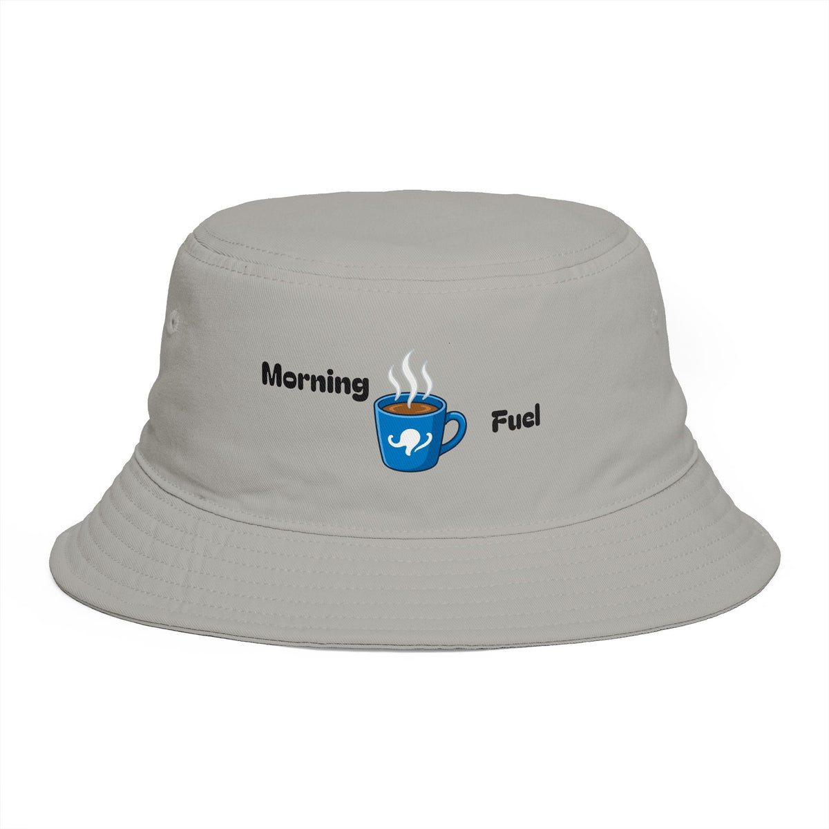 Morning Fuel Coffee Cup Bucket Hat | Steaming Coffee Graphic