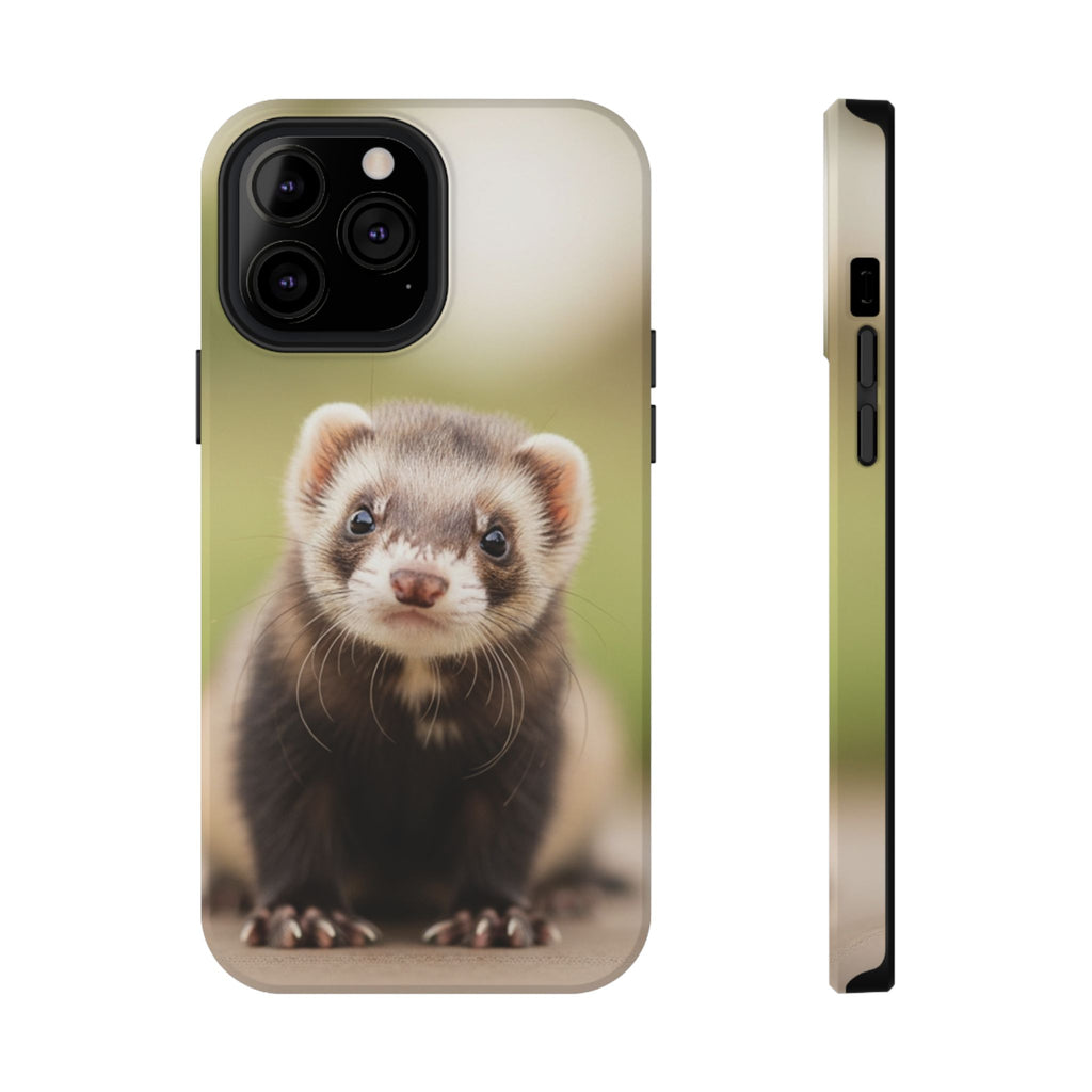 Cute Ferret Portrait Phone Case