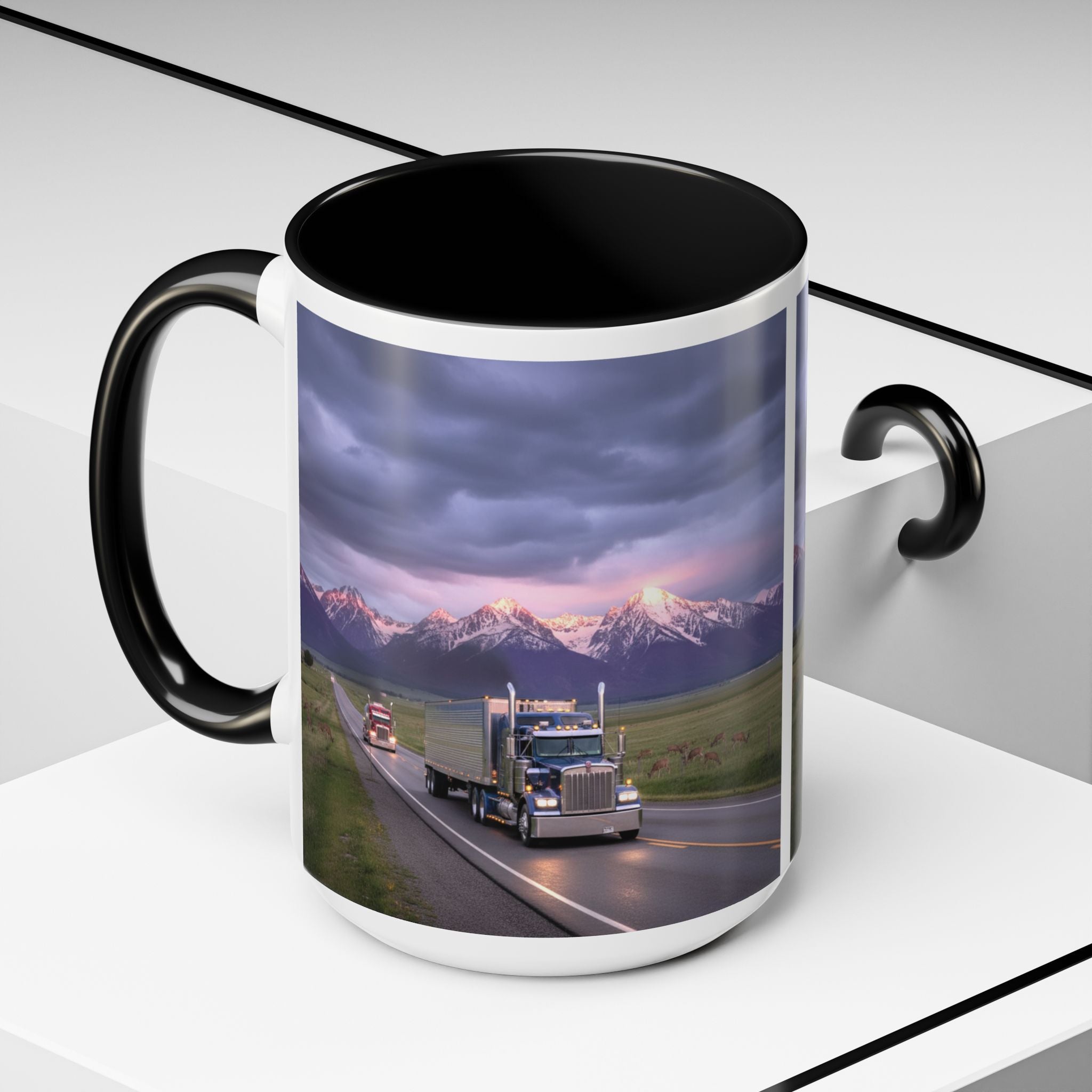 Trucking/Accent Coffee Mug (11, 15oz)