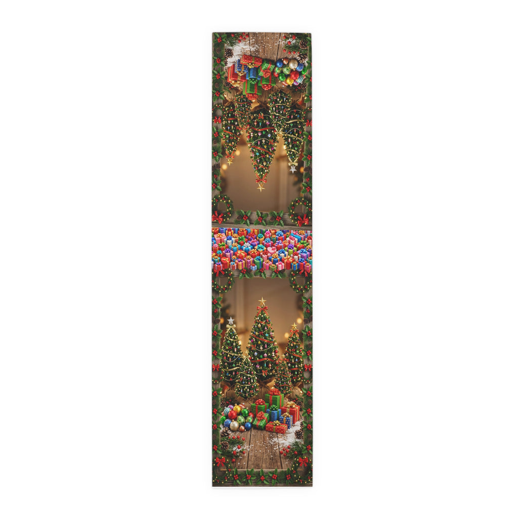 Christmas Tree and Presents Table Runner | Holiday Holiday Decor