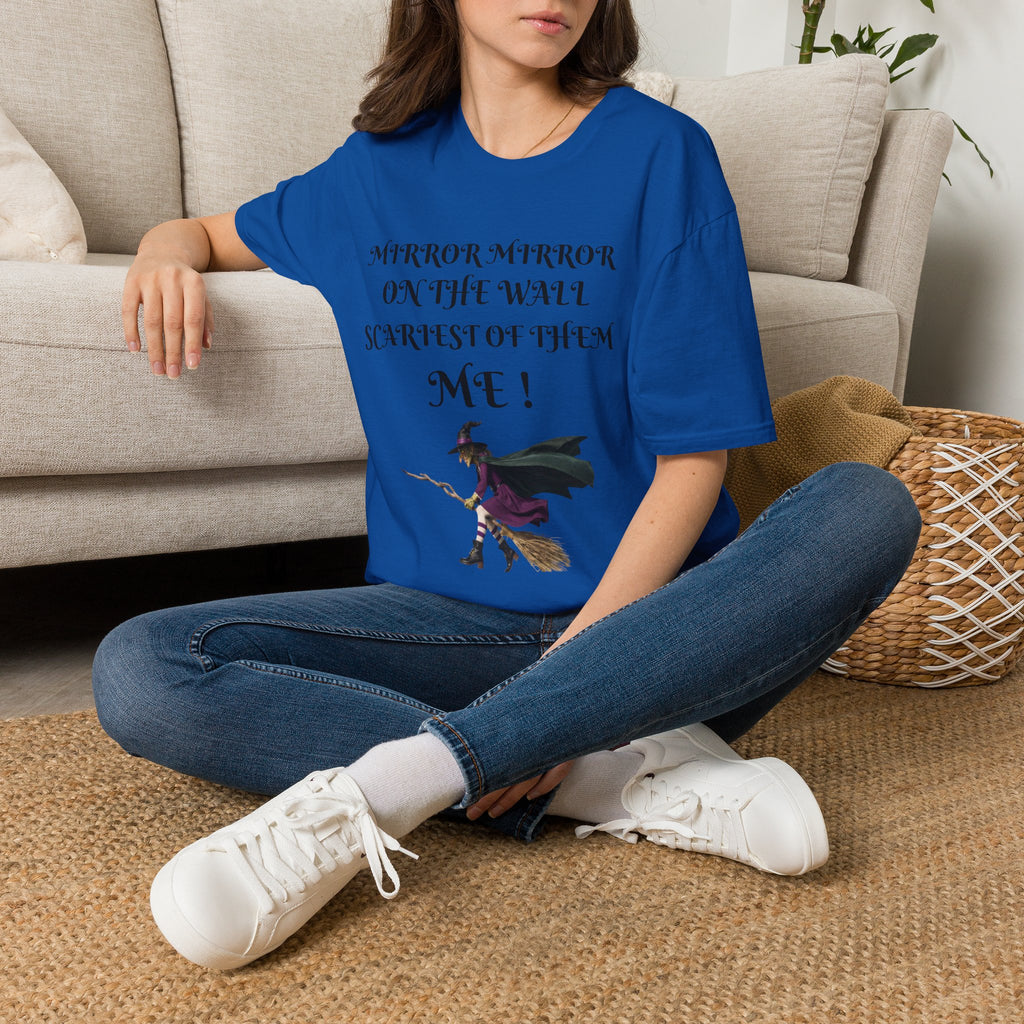 Mirror Mirror on the Wall Witch Illustration T-Shirt