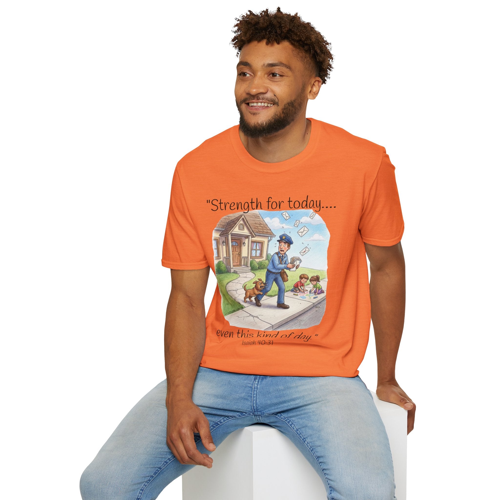 T-Shirt Postal Mail Carrier / Vintage Mailman Illustration Tee