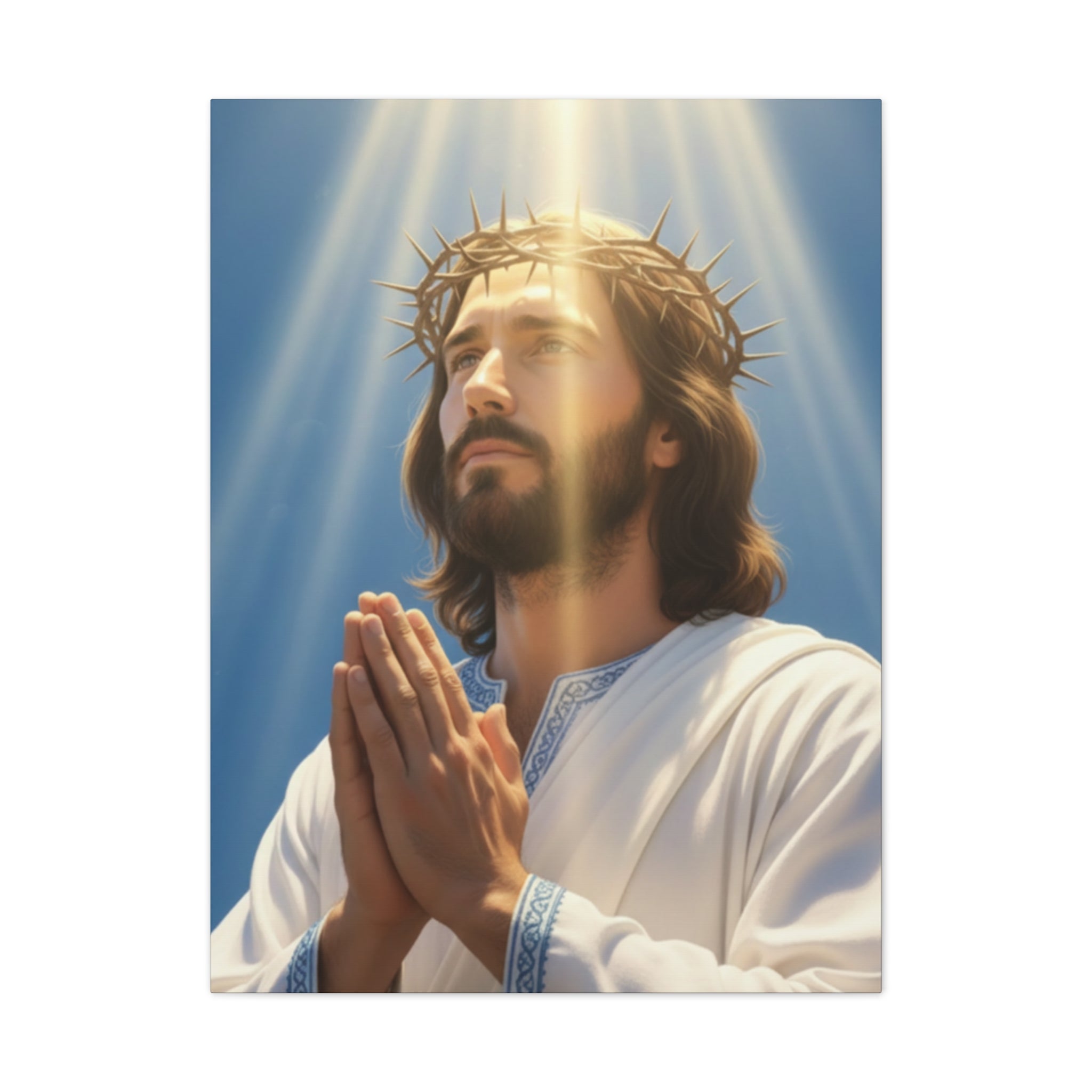 Praying Jesus Canvas