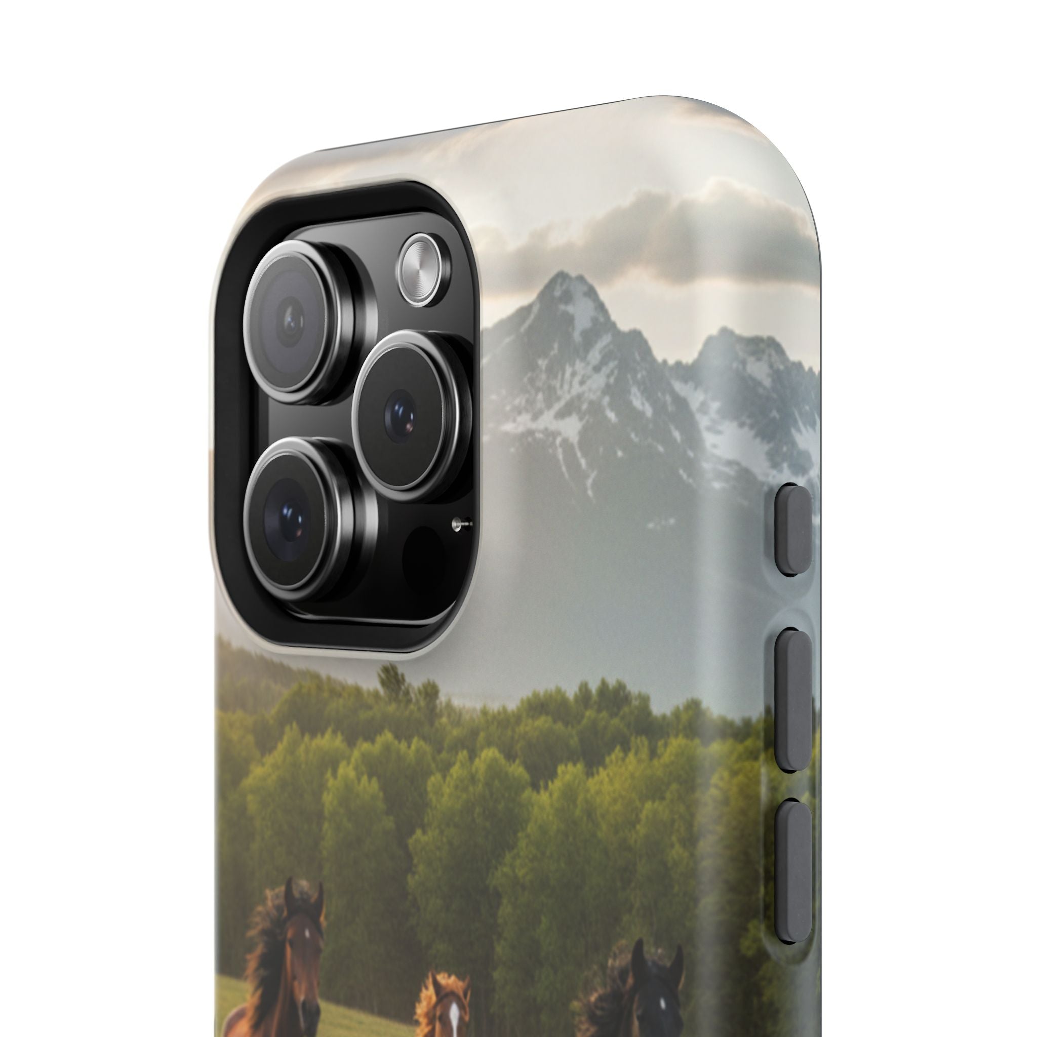 Running Horses Phone Case | Magnetic Impact-Resistant Case