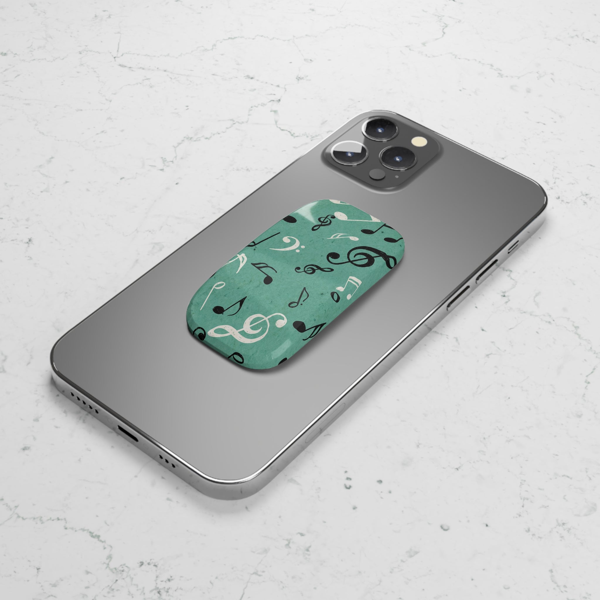 Musical Notes Phone Grip | Click-On Phone Grip