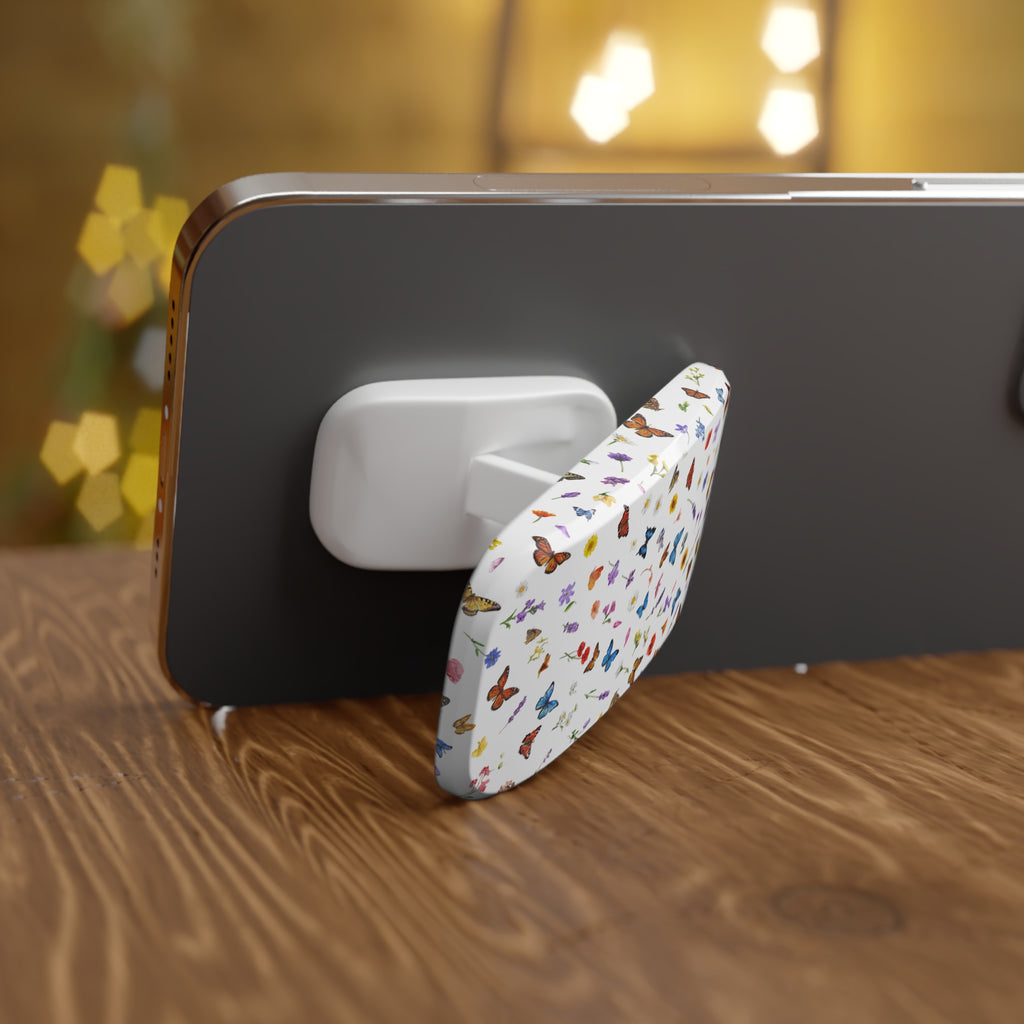 Butterfly Pattern Phone Grip | Click-On Grip