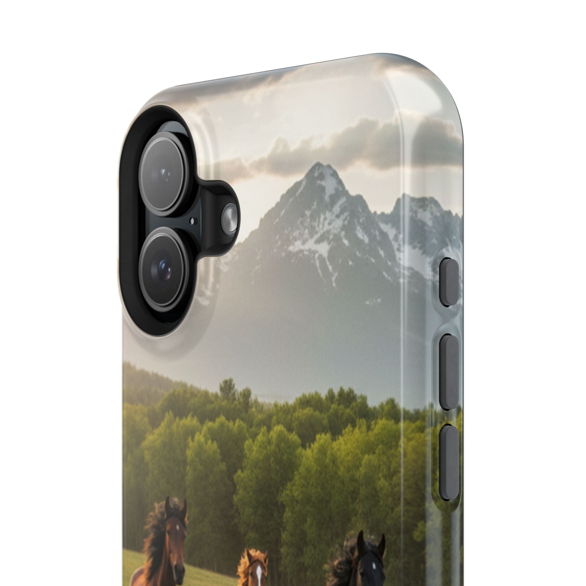 Running Horses Phone Case | Magnetic Impact-Resistant Case