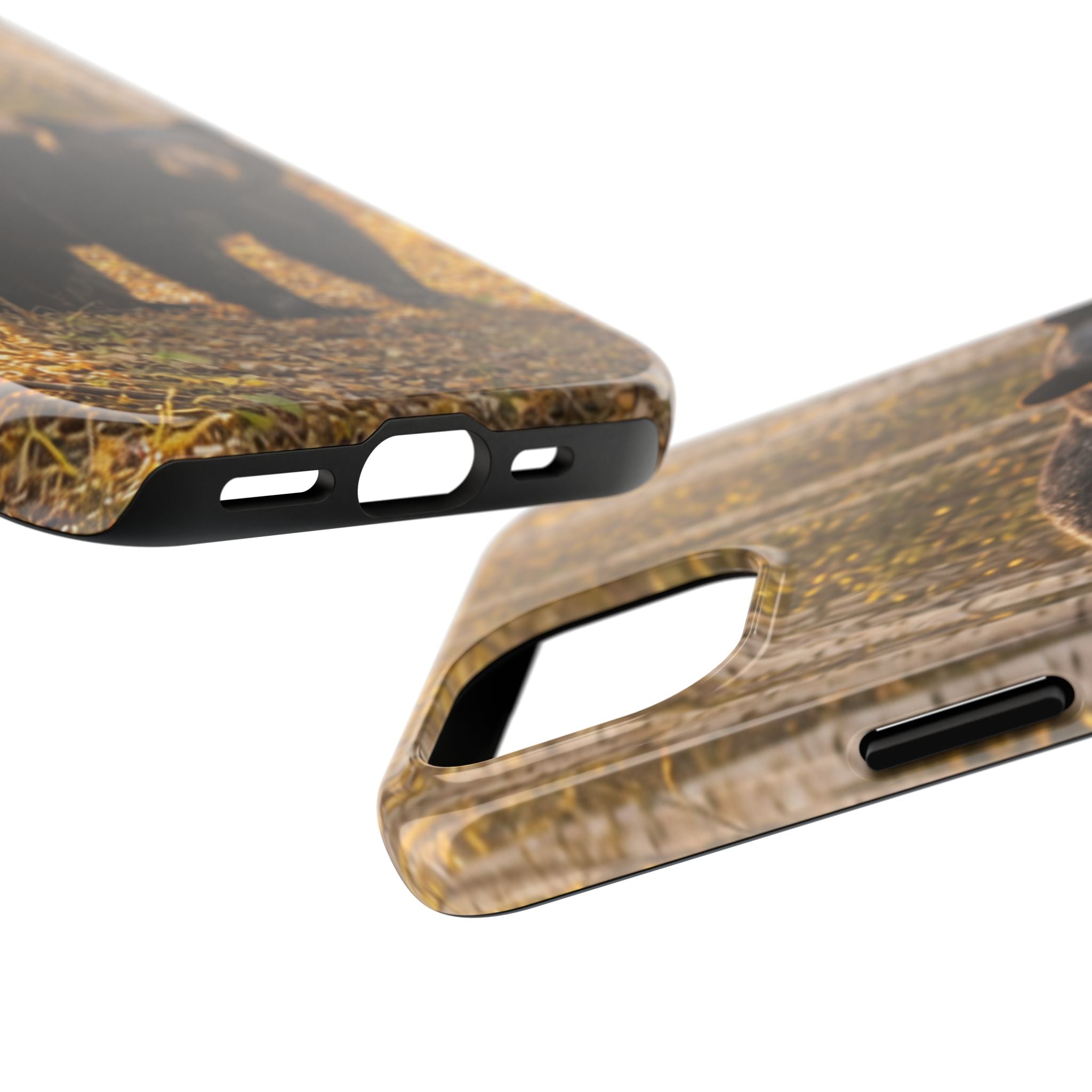 Black Bear Forest Phone Case | Tough Phone Case