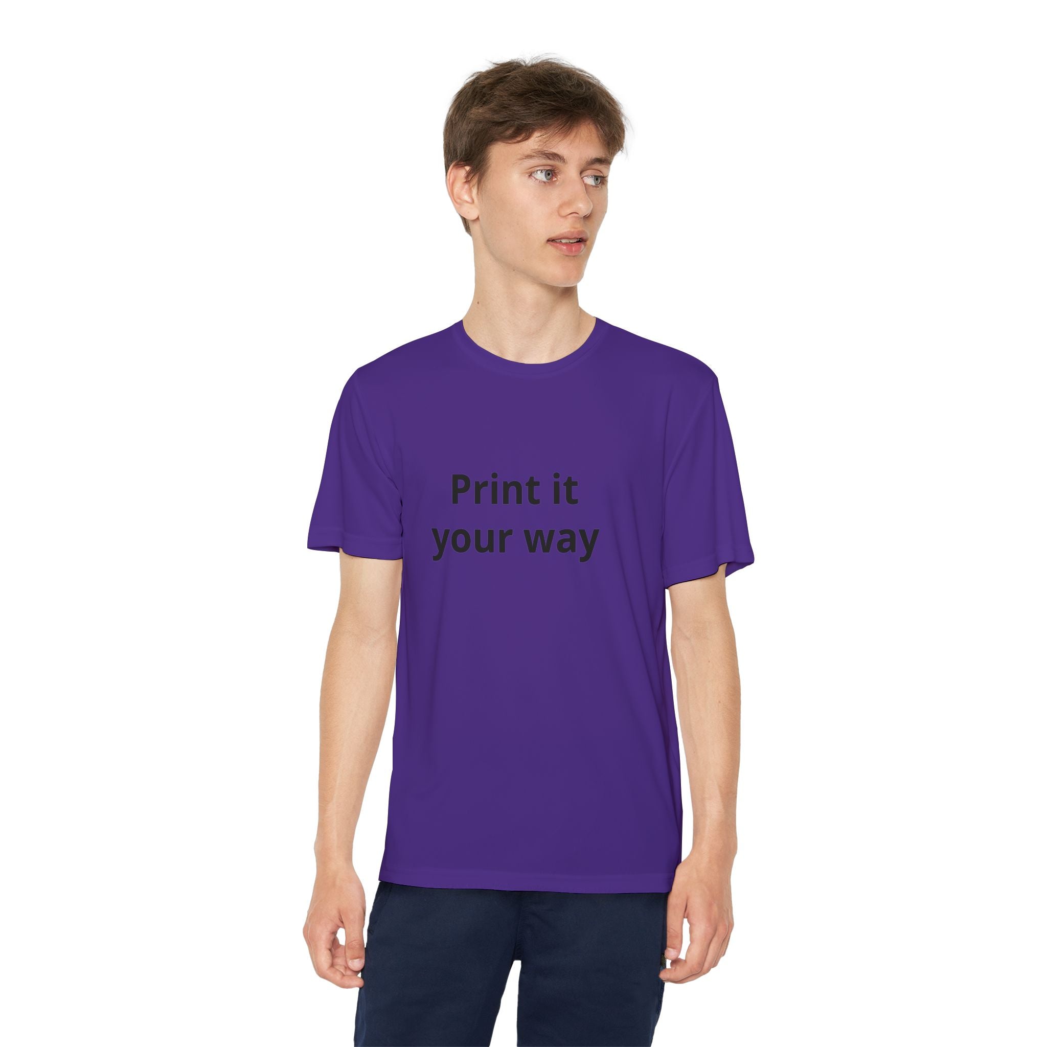 Print it your way Tee | Customizable Youth T-Shirt, Plain White Kids Tee
