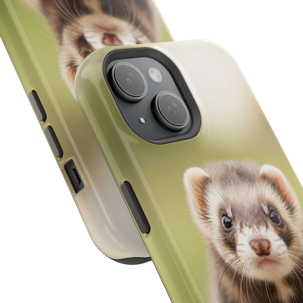 Cute Ferret Portrait Phone Case