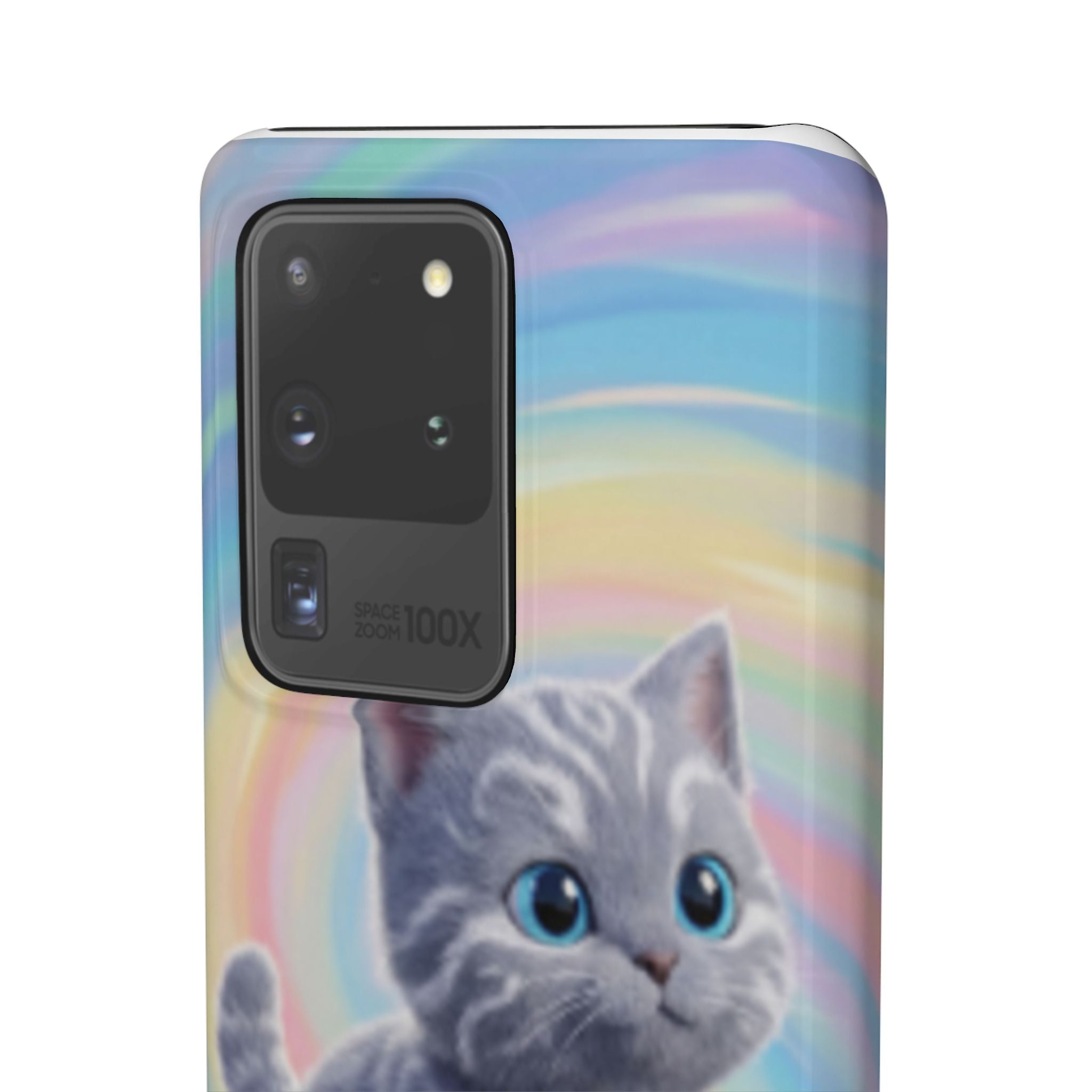 Gray Kitten Illustration Phone Case | Snap Case