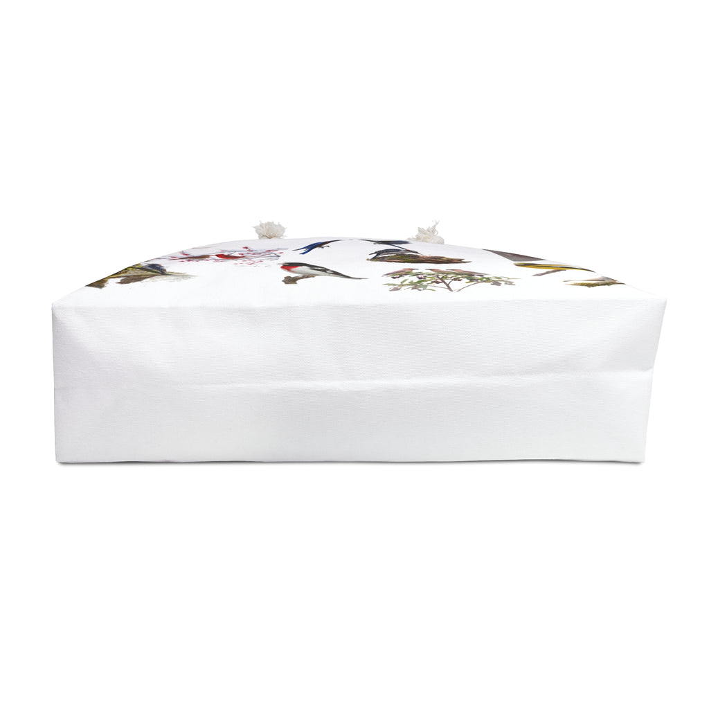 Weekender Bag/Bird Illustration / Botanical Songbird Travel Tote
