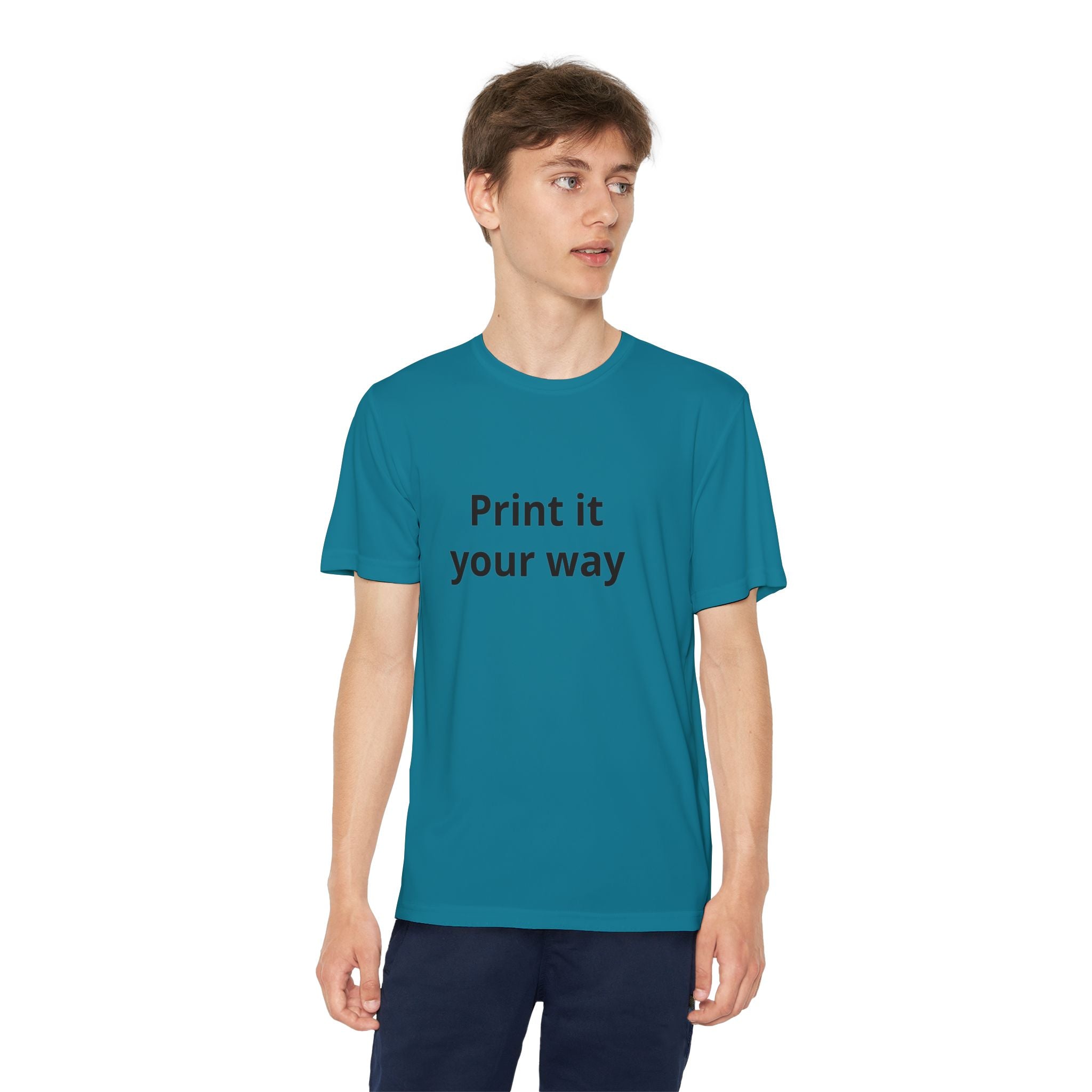 Customizable Plain White Kids T-Shirt – Youth Cotton Tee for DIY Printing
