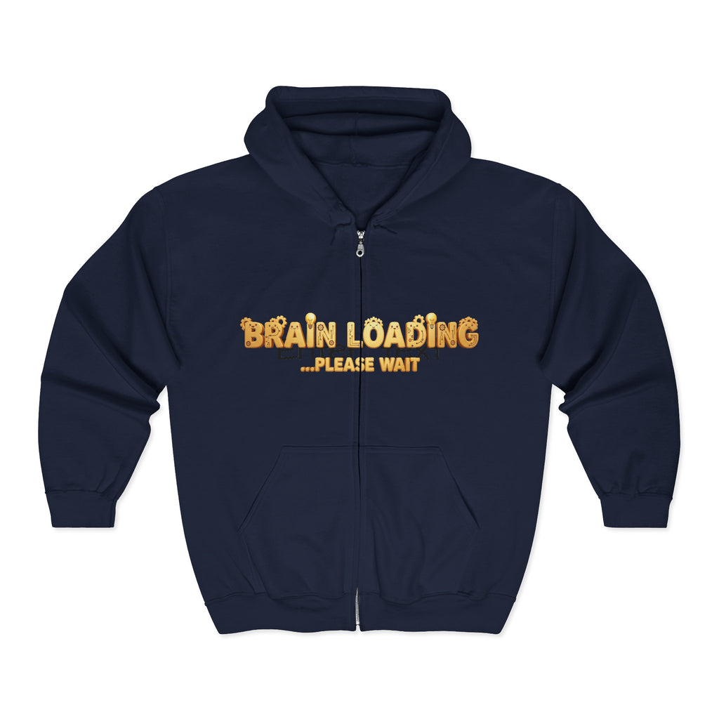 Loading Brain Full Zip Hooded Sweatshirt