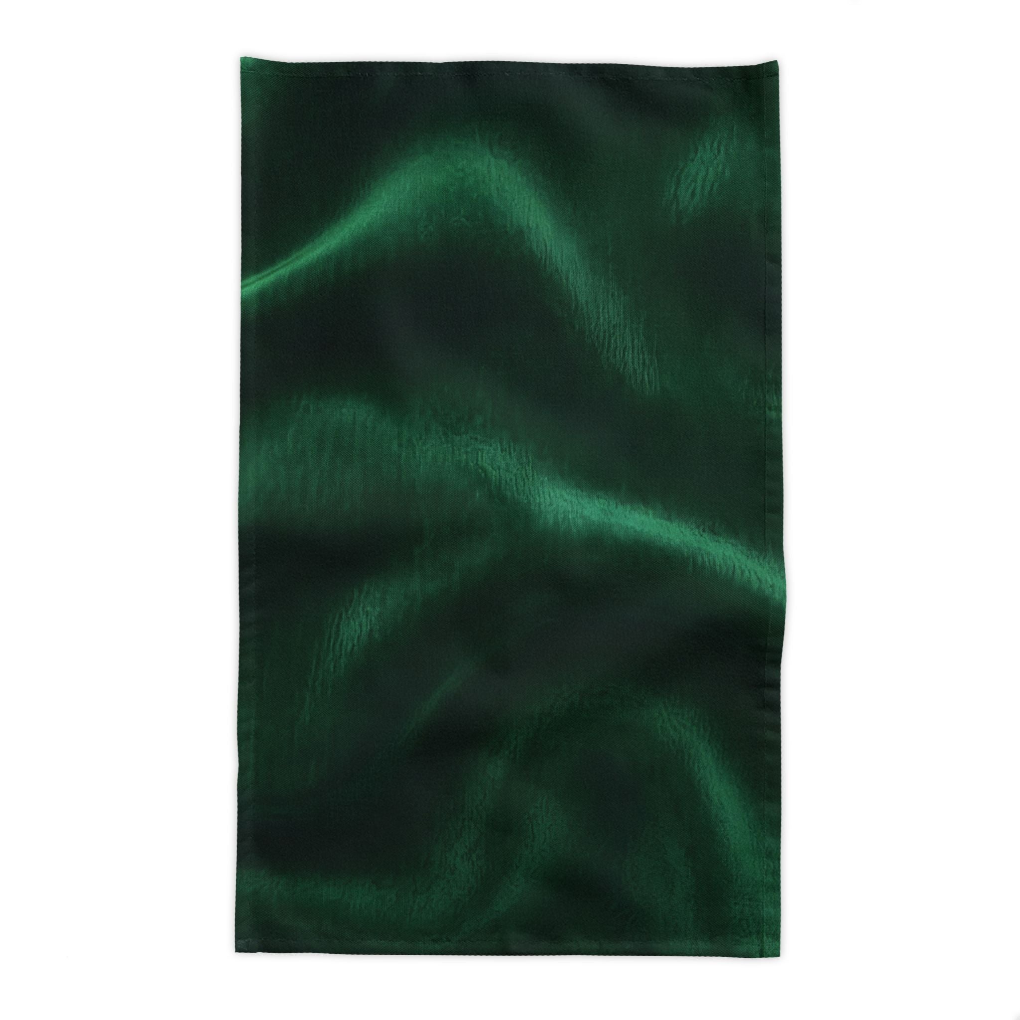 Emerald Decorative Tablecloth | Deep Green Silk-Look Table Cover