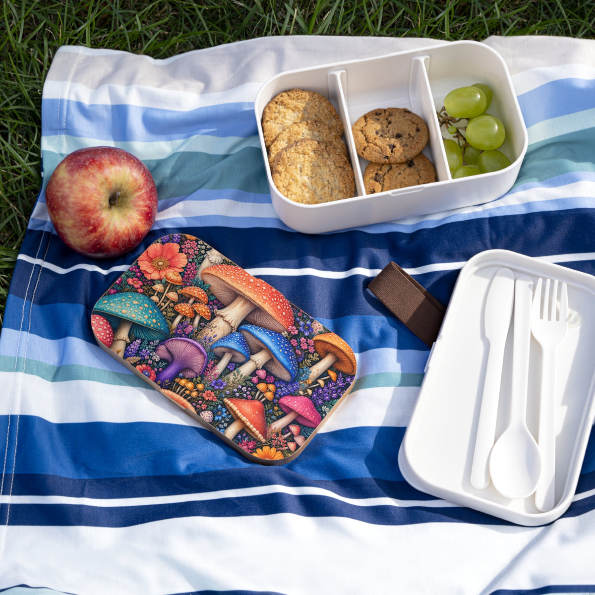 Colorful Mushroom Bento Lunch Box