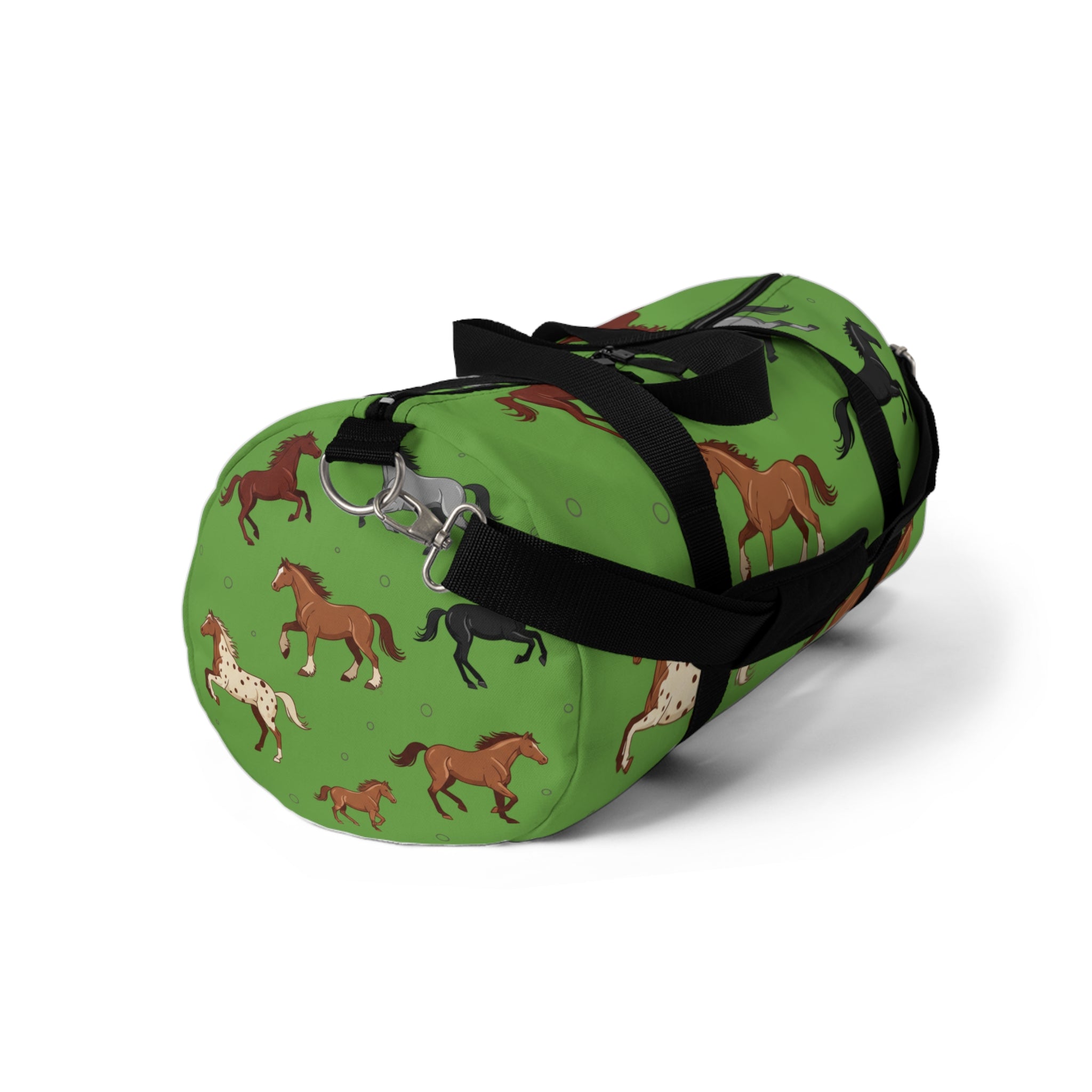 Copy of Green Equestrian Horse Pattern Duffel Bag / Travel Gym Overnight Bag