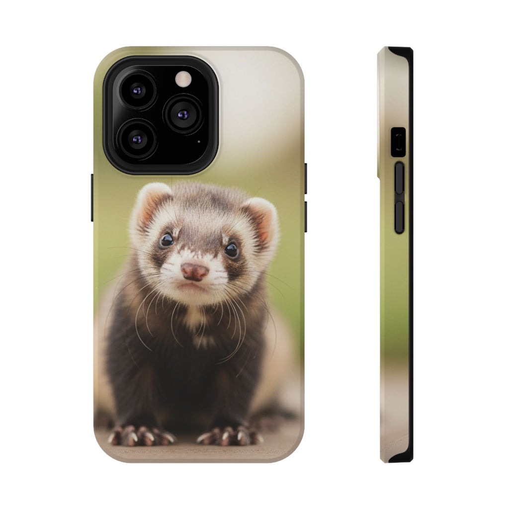 Cute Ferret Portrait Phone Case
