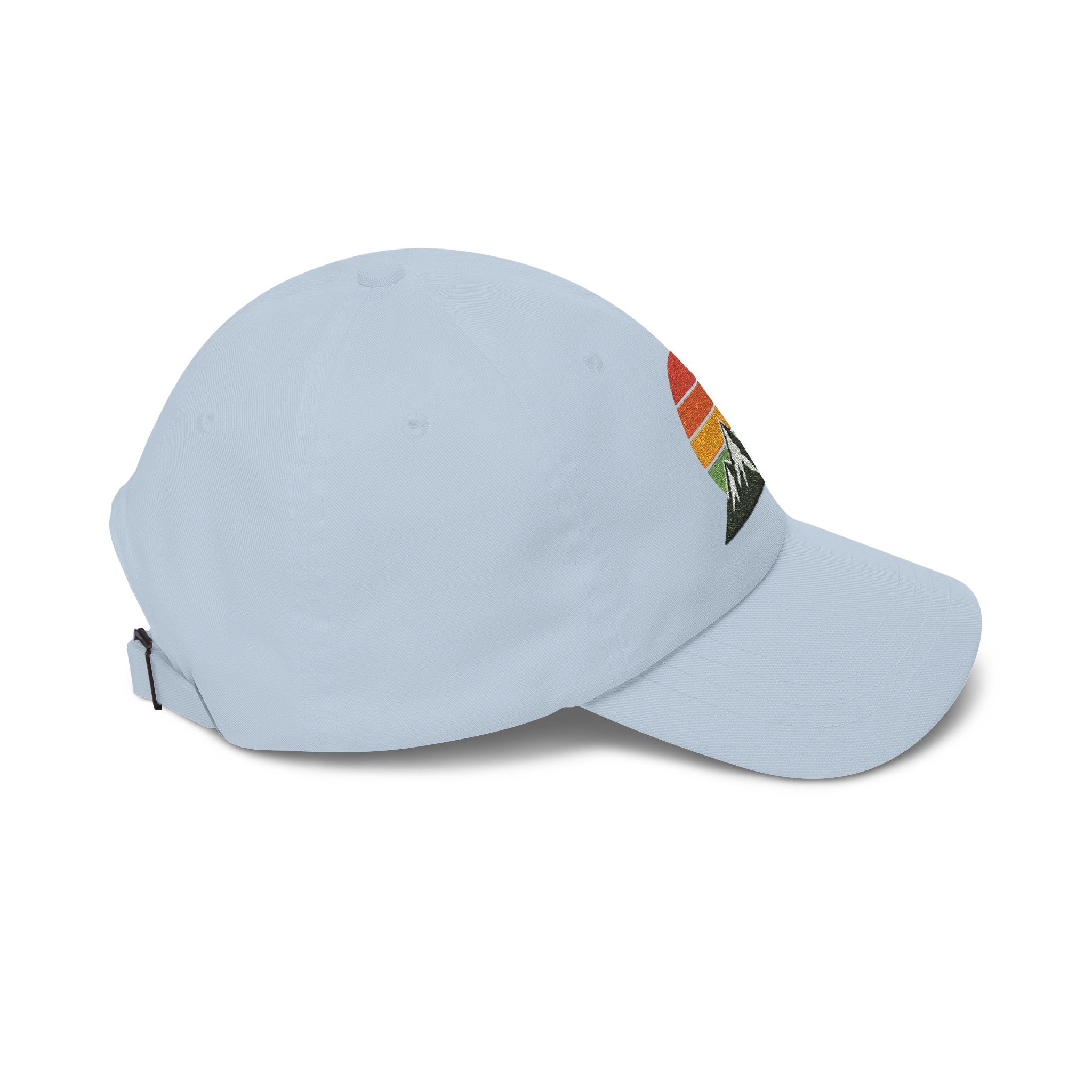 Retro Mountain Sunset Dad Cap | Embroidered Mountain Hat