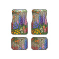 Cottage Garden Hummingbirds Car Mats (Set of 4)
