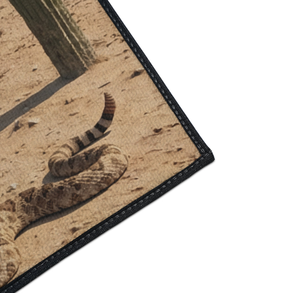 Santa Fe Desert Train Floor Mat | Southwestern Railroad Scene, Heavy Duty