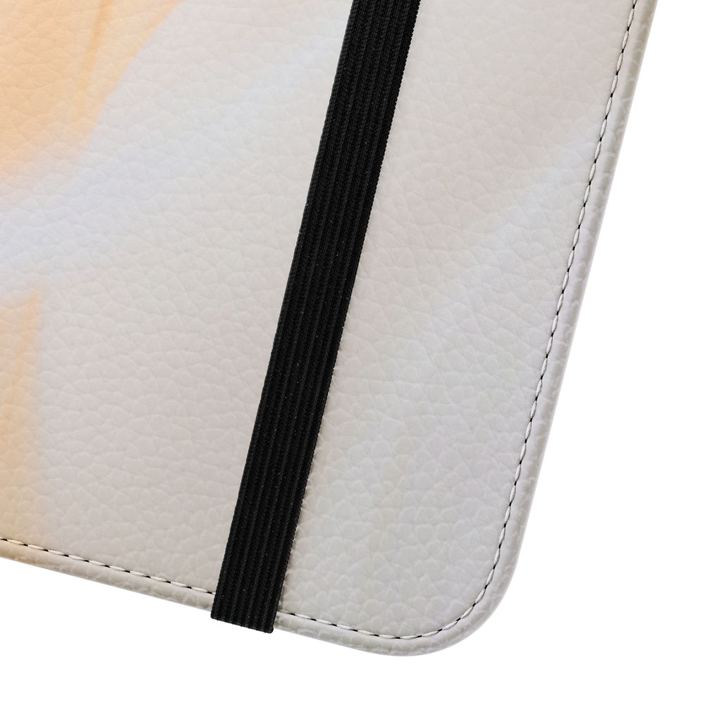 Pastel Marble Flip Case / Soft Watercolor Phone Wallet Cover with Card Slots