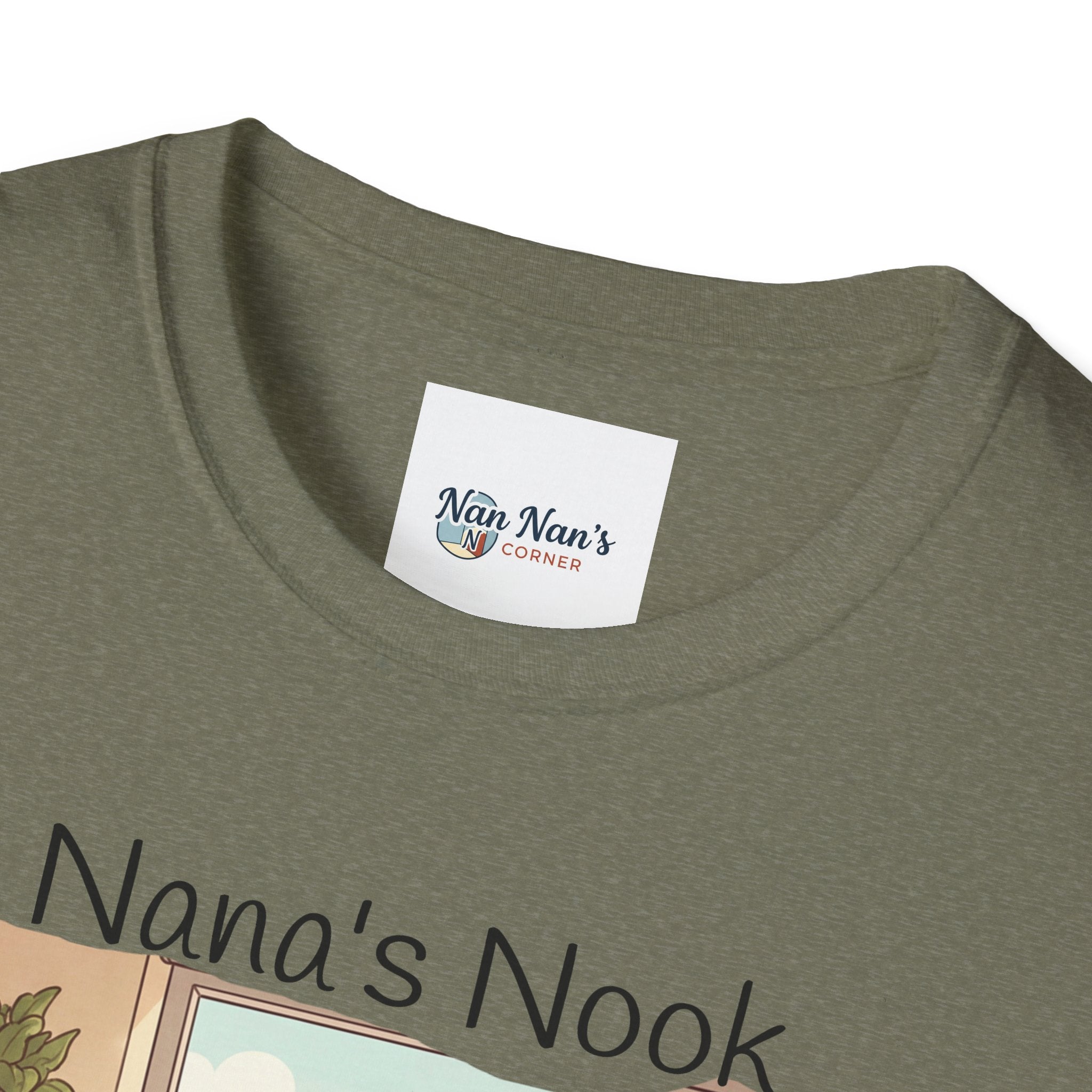 T-Shirt / "Nana's Nook: My Manager Has Whiskers" Cozy Grandma Cat Lover Tee
