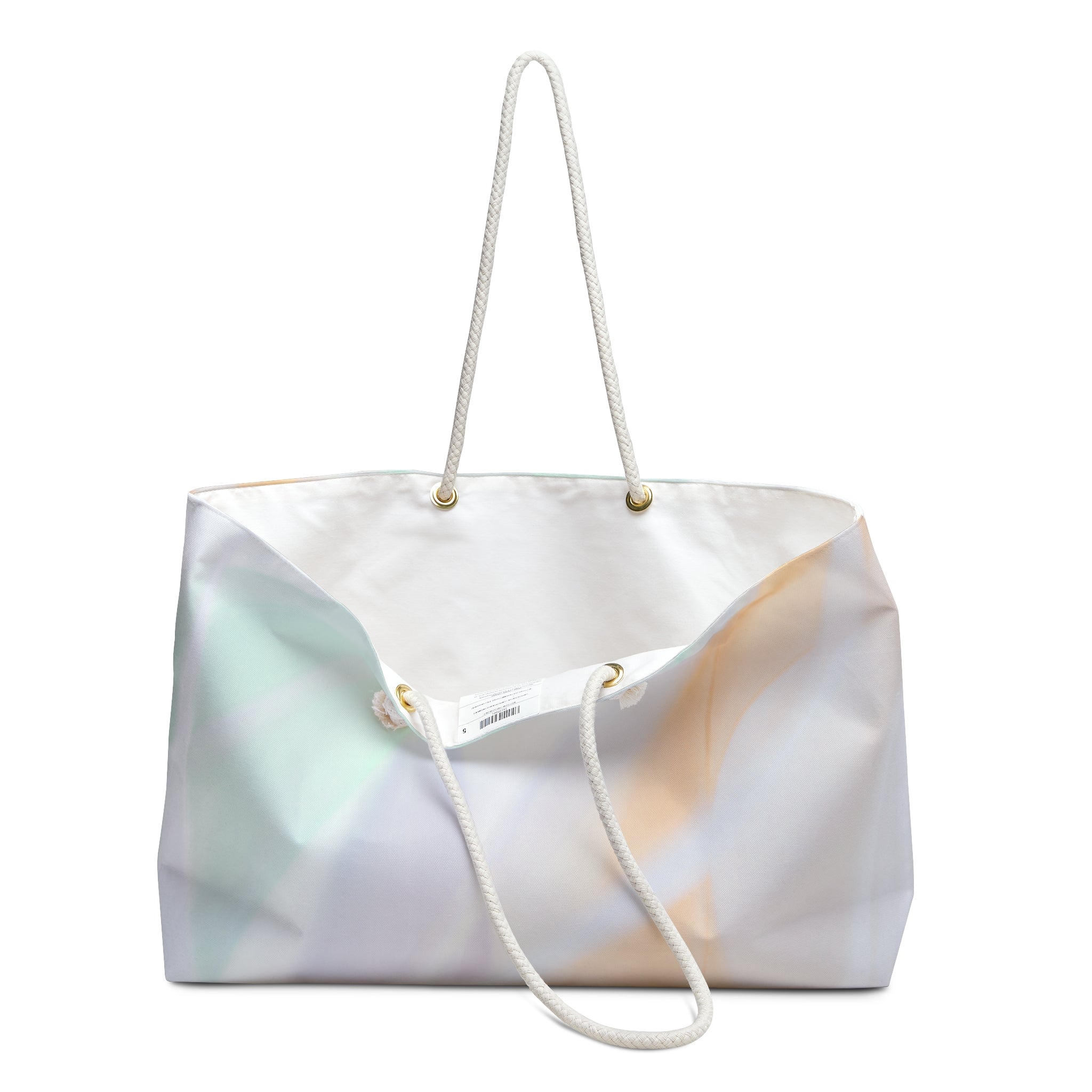 Weekender Bag/Pastel Marble Waves | Soft Abstract Travel Tote
