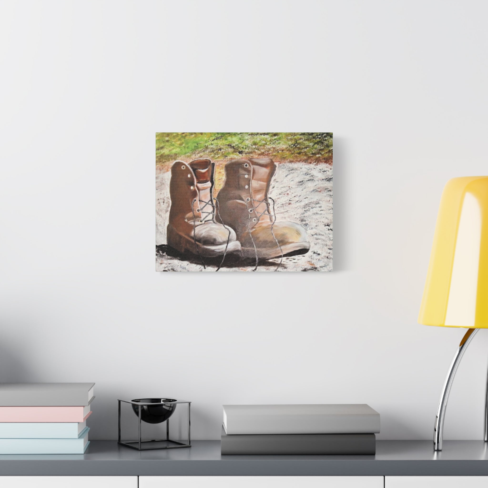 New Leather Boots/ Matte Canvas