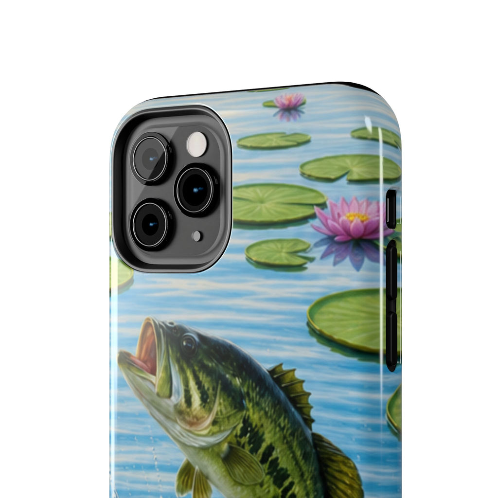 Largemouth Bass Jumping Phone Case | Tough Phone Case