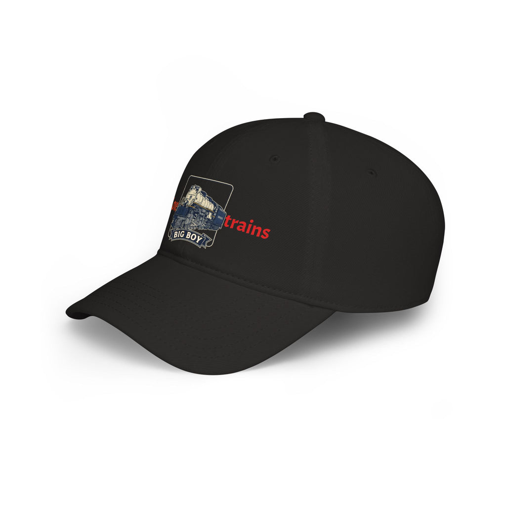 I Love Trains Big Boy Locomotive Low Profile Baseball Cap